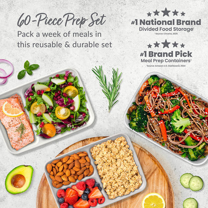 Bentgo Prep 60-Piece Meal Prep Kit