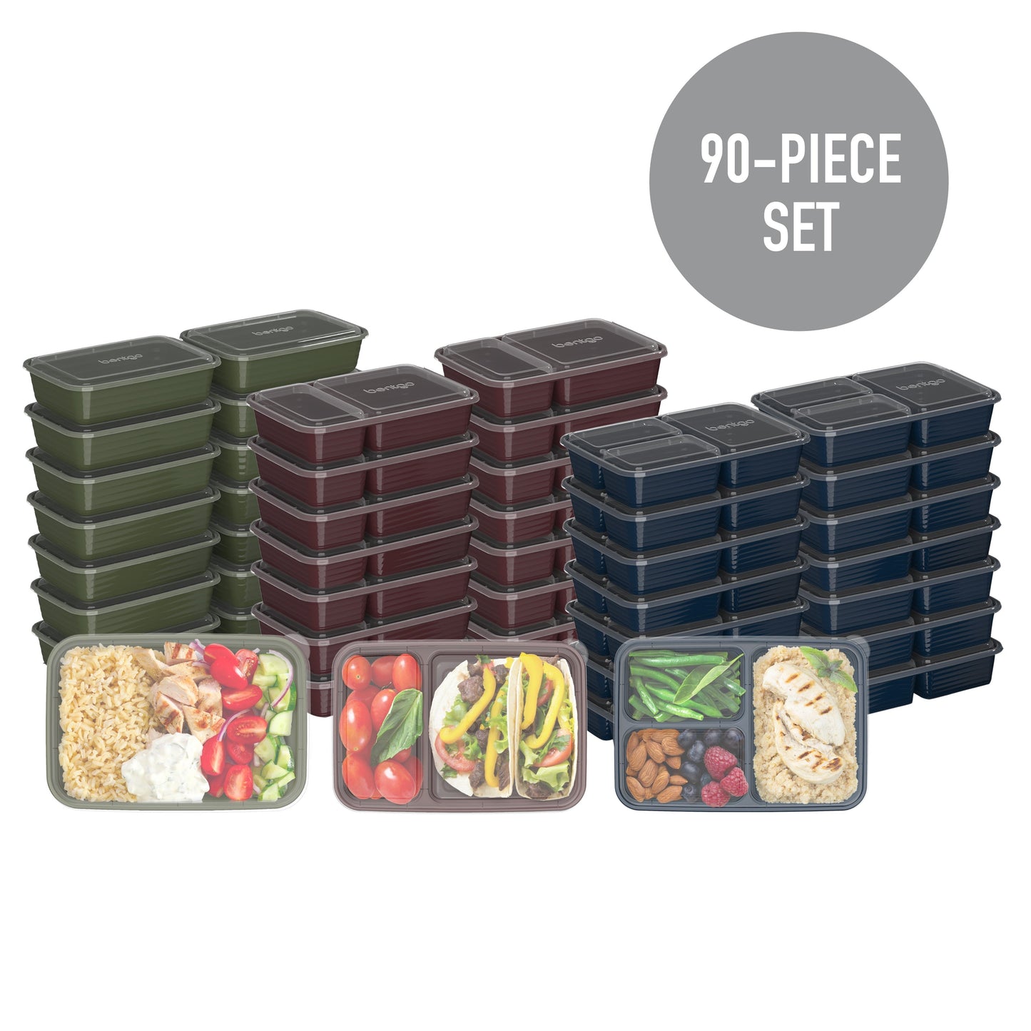 Bentgo Prep 90-Piece Meal Prep Kit