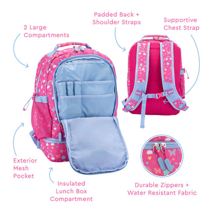Bentgo Kids Prints Lunch Box & Backpack