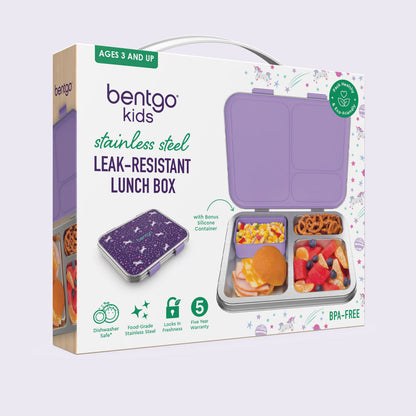 Bentgo Kids Stainless Steel Prints Lunch Box