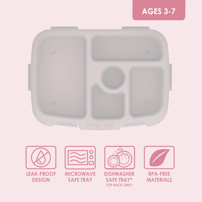 Bentgo Kids Tray with Transparent Cover (Glitter)